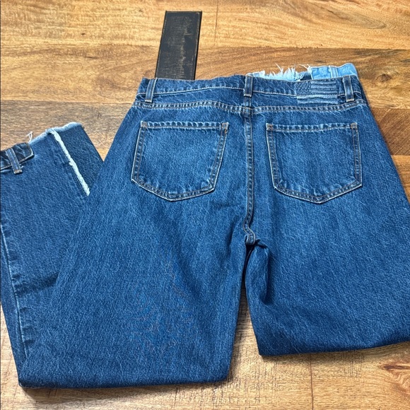 Revice Matchmaker high rise patchwork straight leg jeans Love at First Sight - Picture 11 of 12